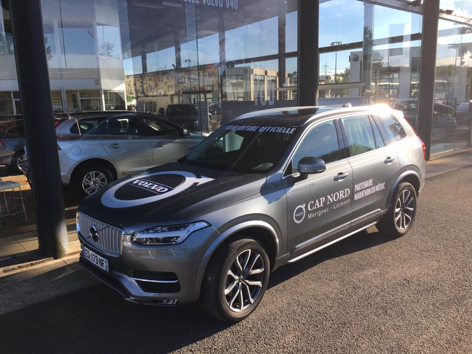 Volvo Cap Nord - Marathon du Médoc Marquage adhésif véhicule