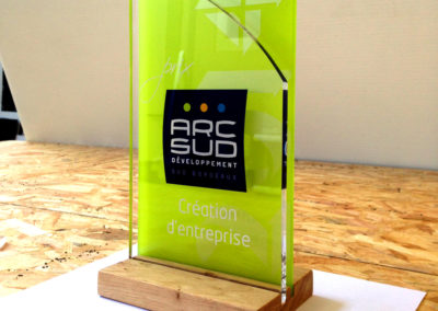 Trophée Arc Sud Développement pépinière d'entreprises Villenave_d'Ornon